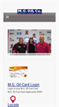 Mobile Screenshot of mgoil.com