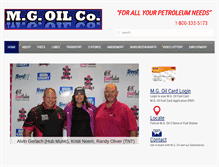 Tablet Screenshot of mgoil.com